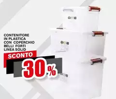 Contenitore In Plastica Con Coperchio Belli Forti Linea Solid Contenitore In Plastica Con Coperchio Belli Forti Linea Solid