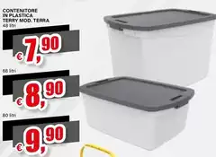 Contenitore In Plastica Terry Mod. Terra Contenitore In Plastica Terry Mod. Terra