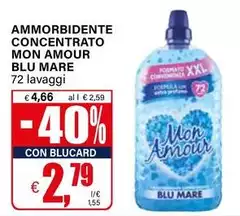 Blu mares - Ammorbidente Concentrato Mon Blu mares - Ammorbidente Concentrato Mon
