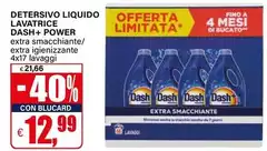 Dash Power - Detersivo Liquido Lavatrice 