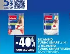 Vileda - Ricambio Turbo Smart/2 In 1 