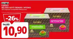 Kamoka - Melonia Caffe Cremoso/Intenso
