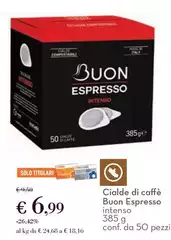 Intenso - Cialde Di Caffè Buon Espresso Intenso - Cialde Di Caffè Buon Espresso