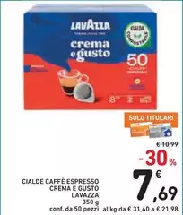 Lavazza - Cialde Caffè Espresso Crema E Gusto Lavazza - Cialde Caffè Espresso Crema E Gusto