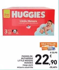 Huggies - Pannolini, Mutandina Little Movers Huggies - Pannolini, Mutandina Little Movers