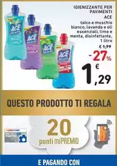 Ace - Igienizzante Per Pavimenti