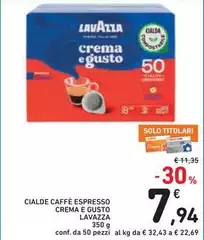 Lavazza - Cialde Caffè Espresso Crema E Gusto