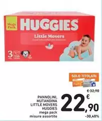 Huggies - Pannolini, Mutandina Little Movers Huggies - Pannolini, Mutandina Little Movers
