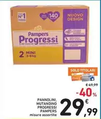 Pampers - Pannolini, Mutandino Progressi Pampers - Pannolini, Mutandino Progressi