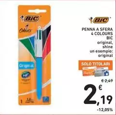 Bic - Penna A Sfera 4 Colours