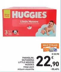 Huggies - Pannolini, Mutandina Little Movers Huggies - Pannolini, Mutandina Little Movers