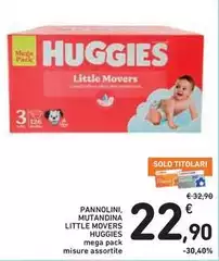 Huggies - Pannolini, Mutandina Little Movers Huggies - Pannolini, Mutandina Little Movers