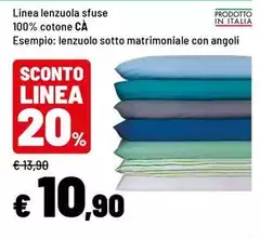 Linea - Lenzuola Sfuse 100% Cotone Linea - Lenzuola Sfuse 100% Cotone