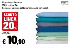 Linea - Lenzuola Sfuse 100% Cotone Linea - Lenzuola Sfuse 100% Cotone