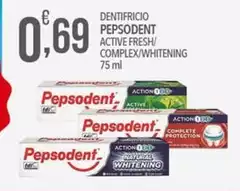 Pepsodent - Dentifricio Active Fresh/ Complex/Whitening