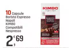 Kimbo - Capsule Barista Espresso Napoli Kimbo - Capsule Barista Espresso Napoli