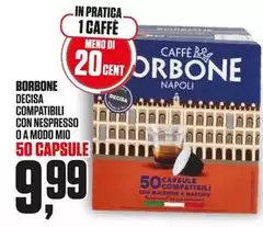 Caffe borbone - Decisa Compatibili Con Nespresso O A Modo Mio Caffe borbone - Decisa Compatibili Con Nespresso O A Modo Mio