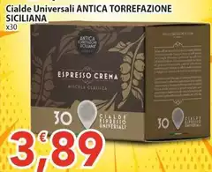 Espresso - Cialde Universali Antica Torrefazione Siciliana Espresso - Cialde Universali Antica Torrefazione Siciliana
