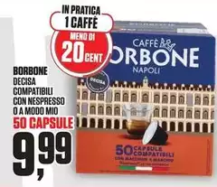 Caffe borbone - Decisa Compatibili Con Nespresso O A Modo Mio Caffe borbone - Decisa Compatibili Con Nespresso O A Modo Mio