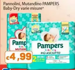 Pampers - Pannolini, Mutandino Baby-Dry Varie Misure