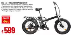 Shimano - Bici Elettrica Pieghevole Fat 20 Shimano - Bici Elettrica Pieghevole Fat 20