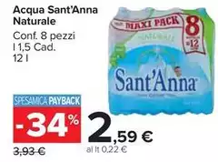 Sant'anna - Acqua Naturale
