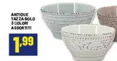 Antique Tazza Bolo Antique Tazza Bolo