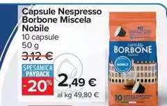 Nobili - Capsule Nespresso Borbone Miscela Nobili - Capsule Nespresso Borbone Miscela