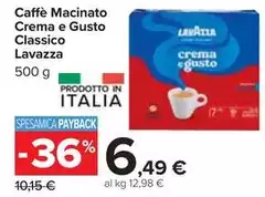 Lavazza - Caffè Macinato Crema E Gusto Classico Lavazza - Caffè Macinato Crema E Gusto Classico