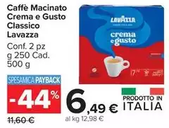 Lavazza - Caffè Macinato Crema E Gusto Classico Lavazza - Caffè Macinato Crema E Gusto Classico