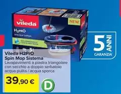 Vileda - H2P7O Spin Mop Sistema Vileda - H2P7O Spin Mop Sistema