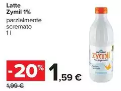 Parmalat - Latte Zymil 1% Parzialmente Scremato