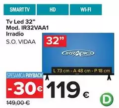 Tv Led 32" Mod. IR32VAA01