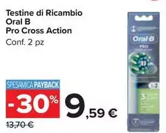 Oral b - Testine Di Ricambio Pro Cross Action