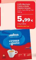 Lavazza - Caffè Macinato Crema E Gusto Classico Lavazza - Caffè Macinato Crema E Gusto Classico