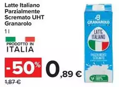 Granarolo - Latte Italiano Parzialmente Scremato UHT