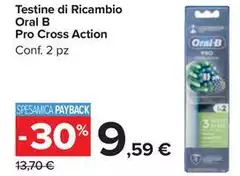 Oral b - Testine Di Ricambio Pro Cross Action
