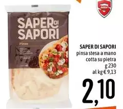 Saper di sapori - Pinsa Stesa A Mano Cotta Su Pietra Saper di sapori - Pinsa Stesa A Mano Cotta Su Pietra
