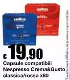 Lavazza - Capsule Compatibili Nespresso Crema&Gusto Classica/Rossa Lavazza - Capsule Compatibili Nespresso Crema&Gusto Classica/Rossa