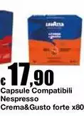 Lavazza - Capsule Compatibili Nespresso Crema&Gusto Forte Lavazza - Capsule Compatibili Nespresso Crema&Gusto Forte