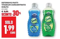 Svelto - Detersivo Piatti Titanium Concentrato