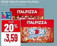 Italpizza - Pizze Farcite 26x38 Italpizza - Pizze Farcite 26x38