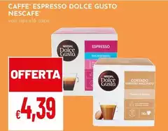 Nescafé - Caffe' Espresso Dolce Gusto Nescafé - Caffe' Espresso Dolce Gusto