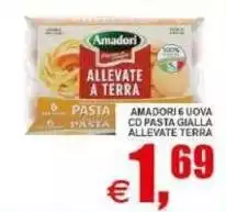 Amadori - 6 Uova Cd Pasta Gialla Allevate Terra