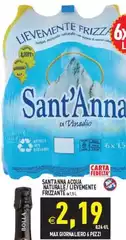 Sant'anna - Acqua Naturale/ Lievemente Frizzante
