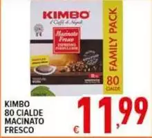 Kimbo - 80 Cialde Macinato Fresco