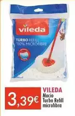 Vileda - Mocio Turbo Refill Microfibra Vileda - Mocio Turbo Refill Microfibra