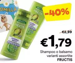 Fructis - Shampoo O Balsamo Fructis - Shampoo O Balsamo