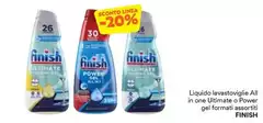Finish - Liquido Lavastoviglie All In One Ultimate O Power Gel