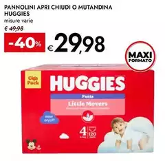 Huggies - Pannolini Apri Chiudi O Mutandina Huggies - Pannolini Apri Chiudi O Mutandina
